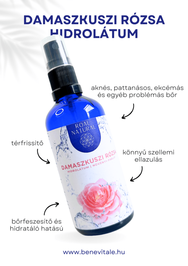 Damaszkuszi rózsa hidrolátum 100ml - Image 2